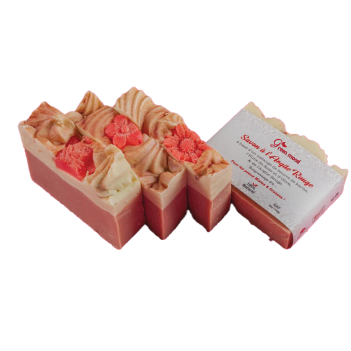 savon à l'argile rouge