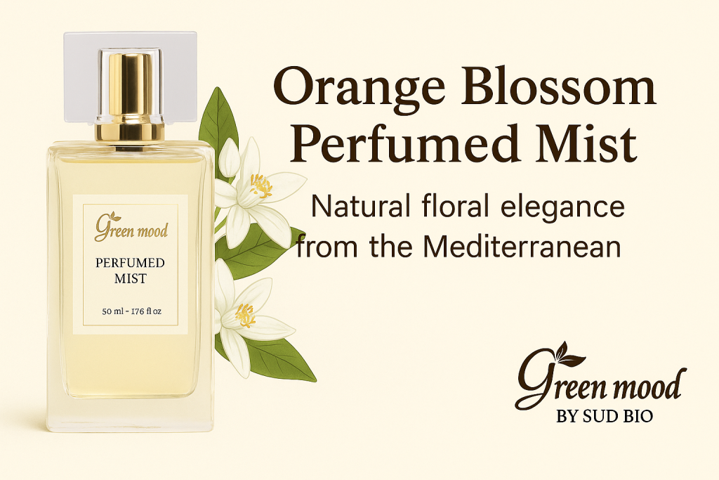GreenMood Orange Blossom Perfumed Mist – natural floral fragrance with soft, elegant scent