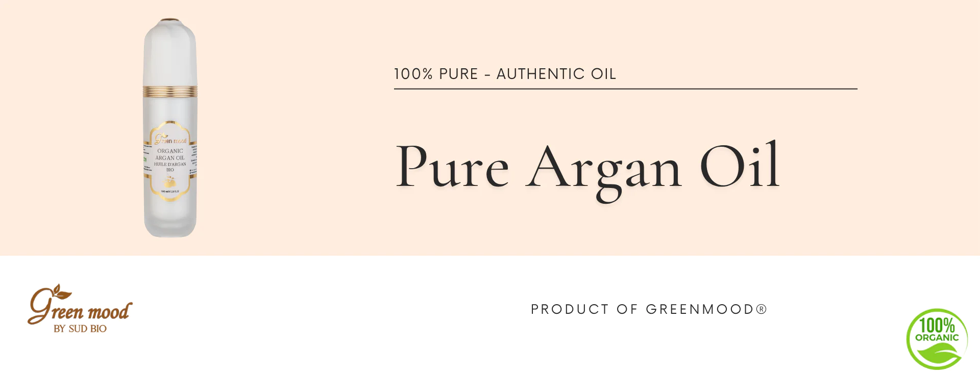 Pure Oraganic argan oil - authentic bio product - moroccan argan oil