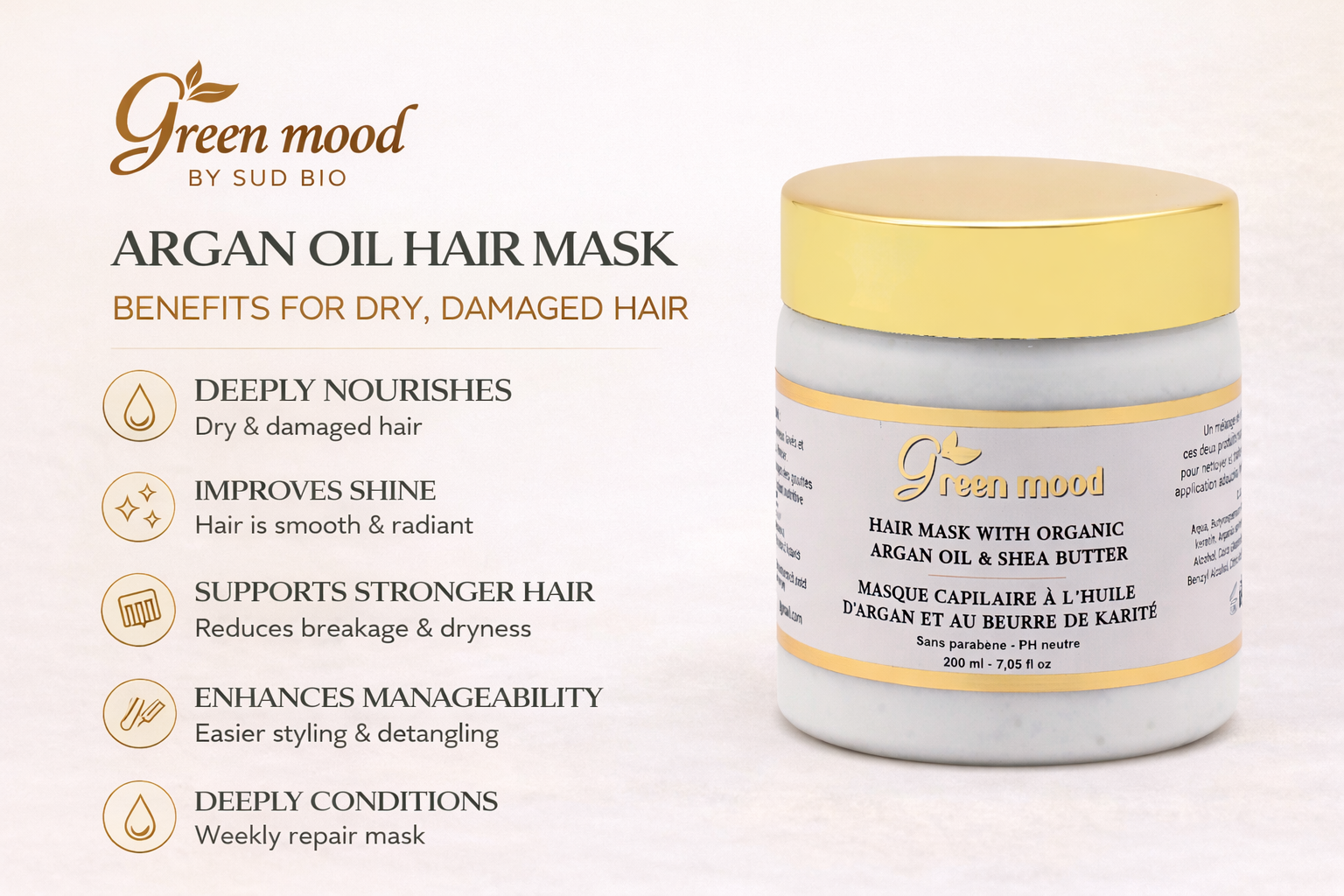 natural hair mask argan oil benefits - green mood 