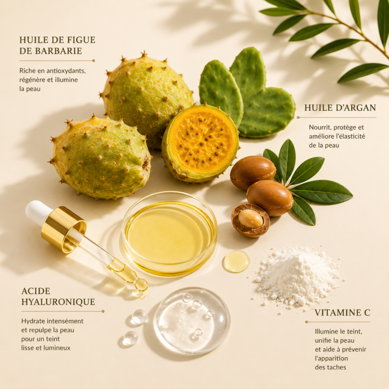 ingredients- serum eclat Ingredients serum eclat green mood - serum eclaircissant