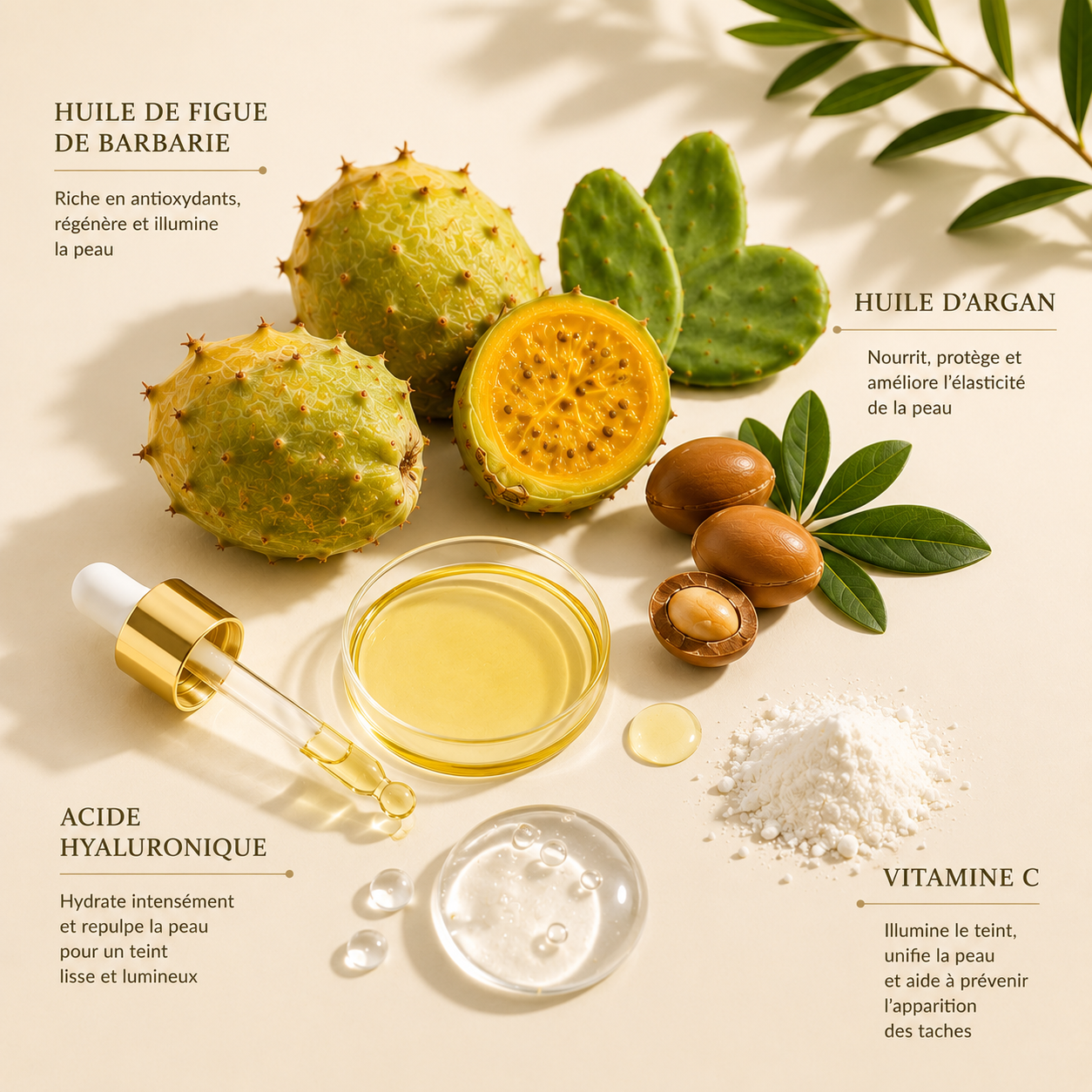 ingredients- serum eclat Ingredients serum eclat green mood - serum eclaircissant