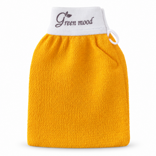 Gant Exfoliant Sud Bio Green Mood – gant Kessa marocain pour exfoliation profonde et peau lisse.