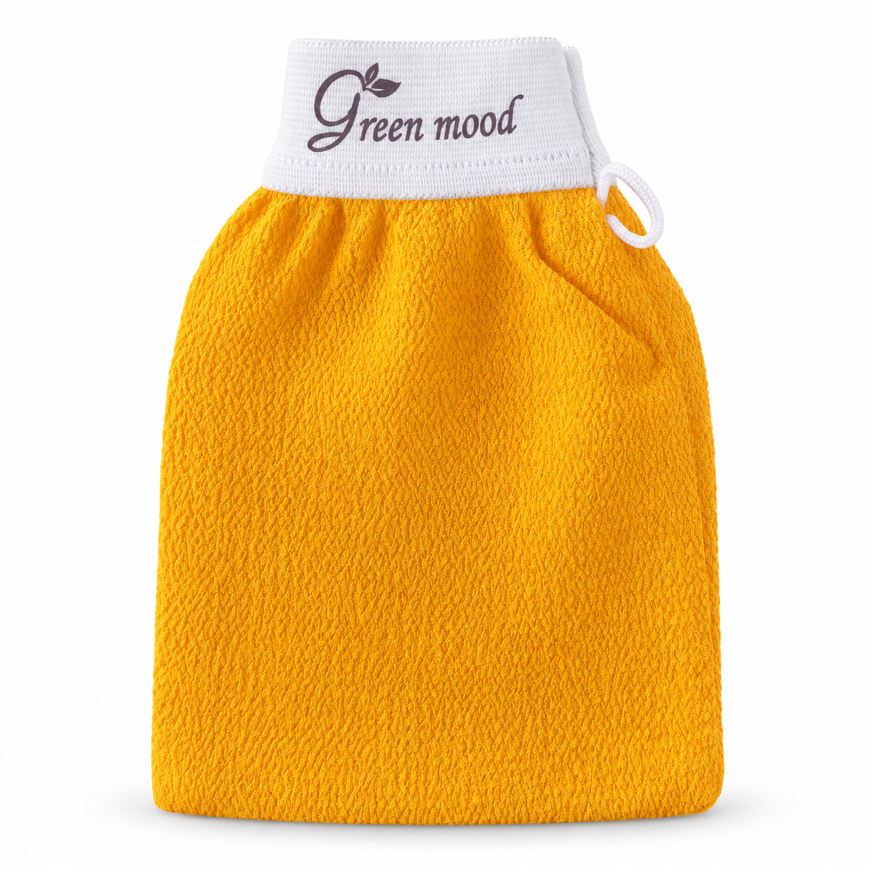 Kessa exfoliating glove Gant Exfoliant Sud Bio Green Mood – gant Kessa marocain pour exfoliation profonde et peau lisse.