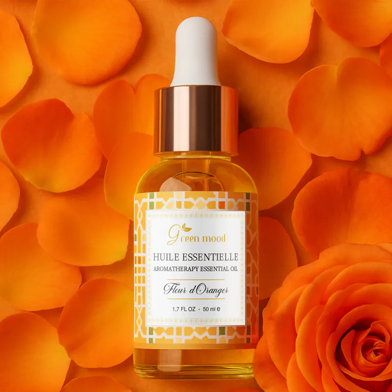 Orange Blossom Incense Oil Green Mood