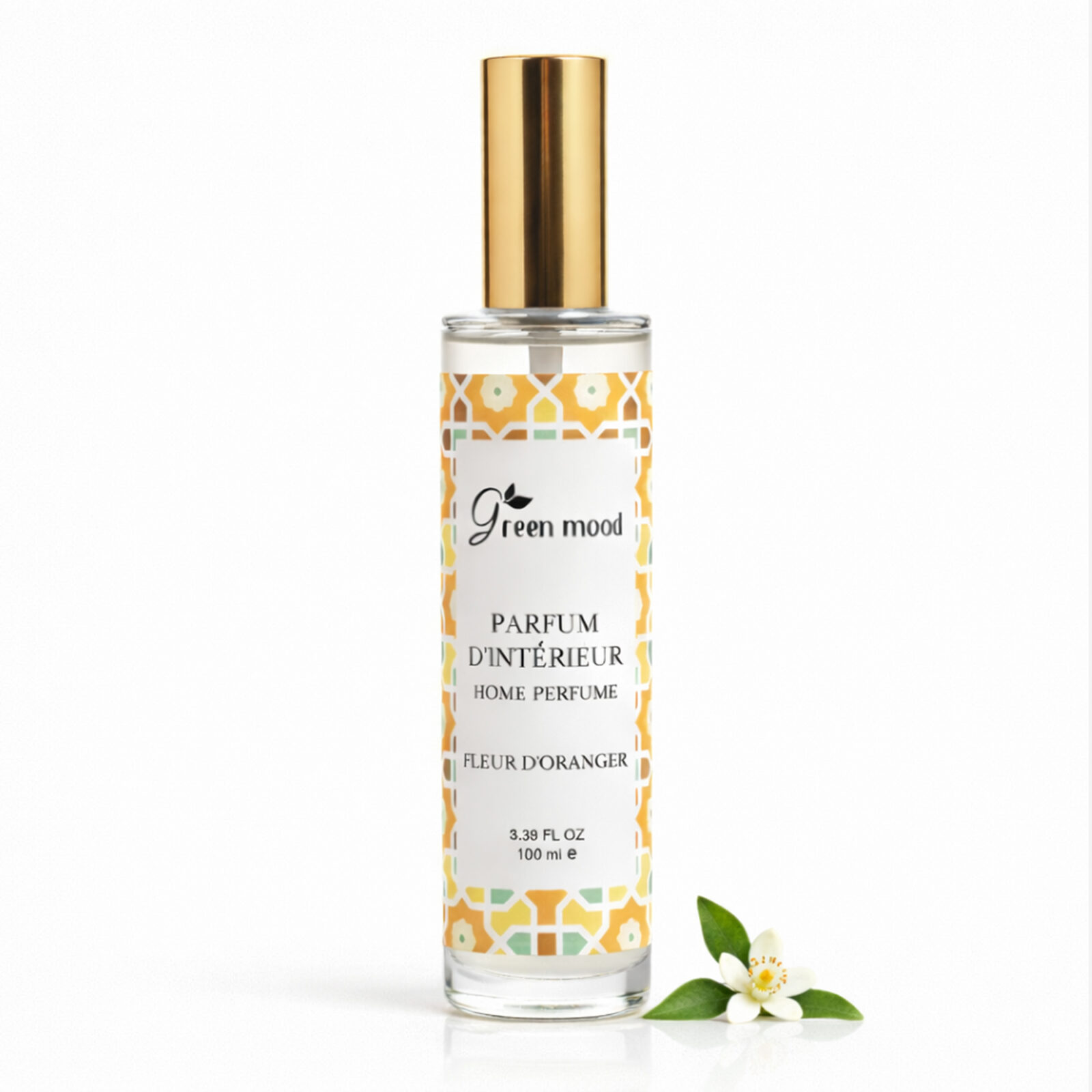 Parfum d’Intérieur Fleur d’Oranger Green Mood – Orange Blossom Home Fragrance spray