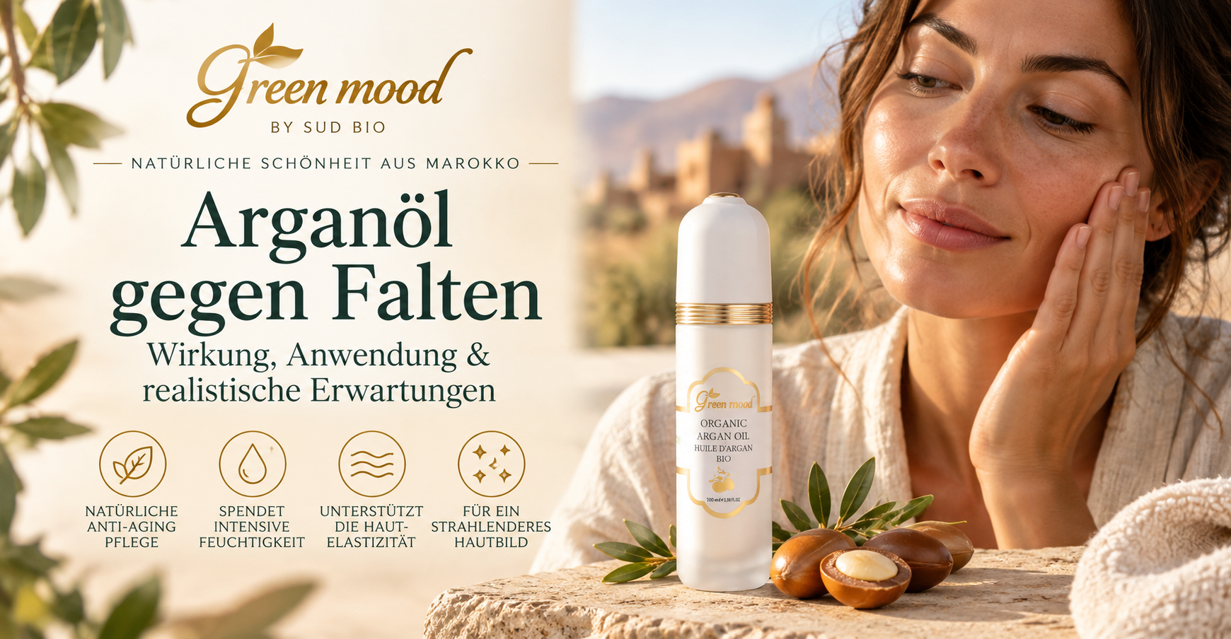 Arganöl gegen Falten — natürliche Anti-Aging-Pflege aus Marokko