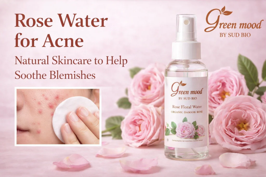 Rose Water for Acne - Rose Water tips by Green Mood
