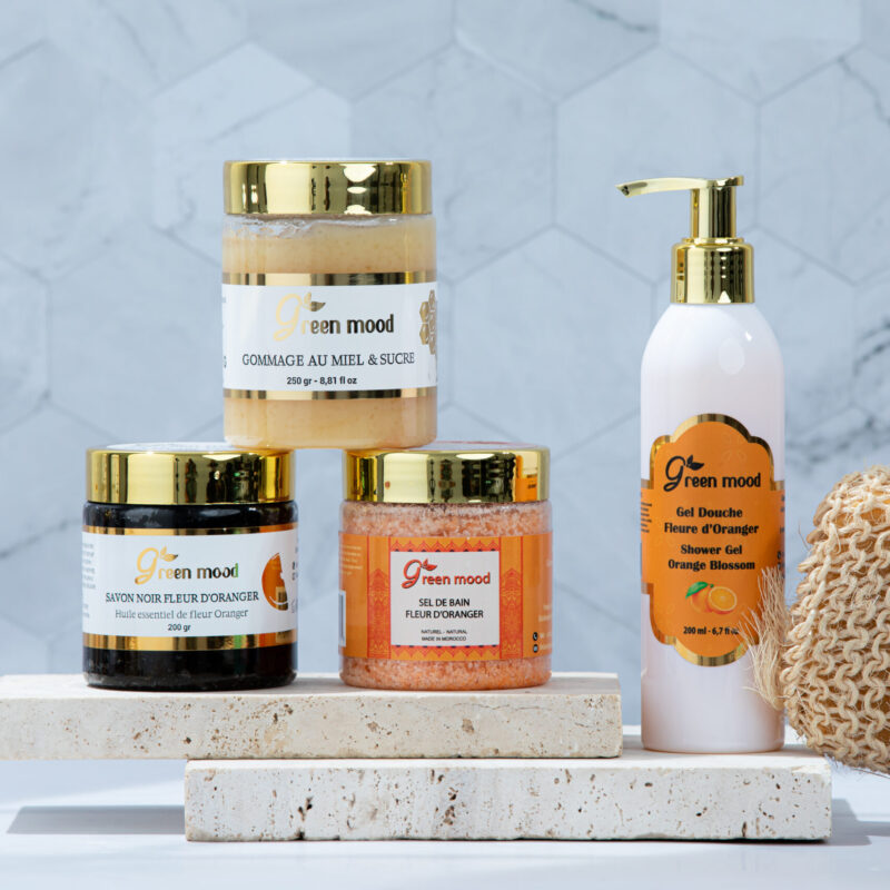 moroccan hammam kit complete body ritual set
