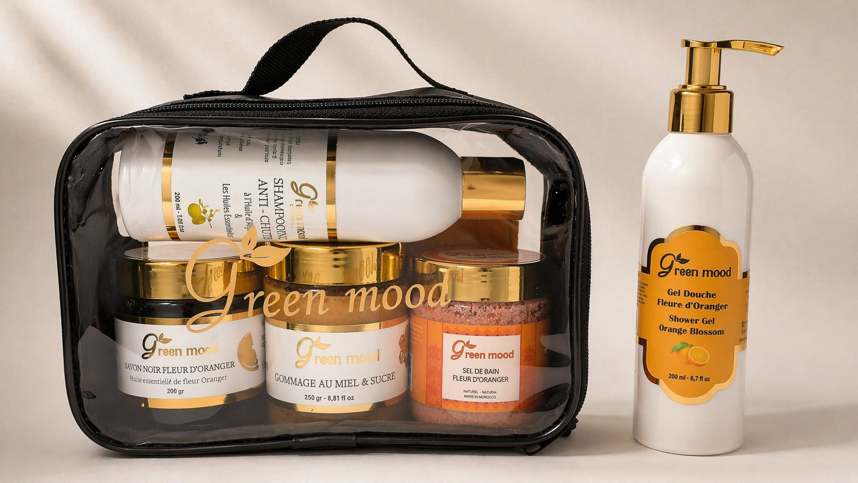 moroccan hammam products kit green mood