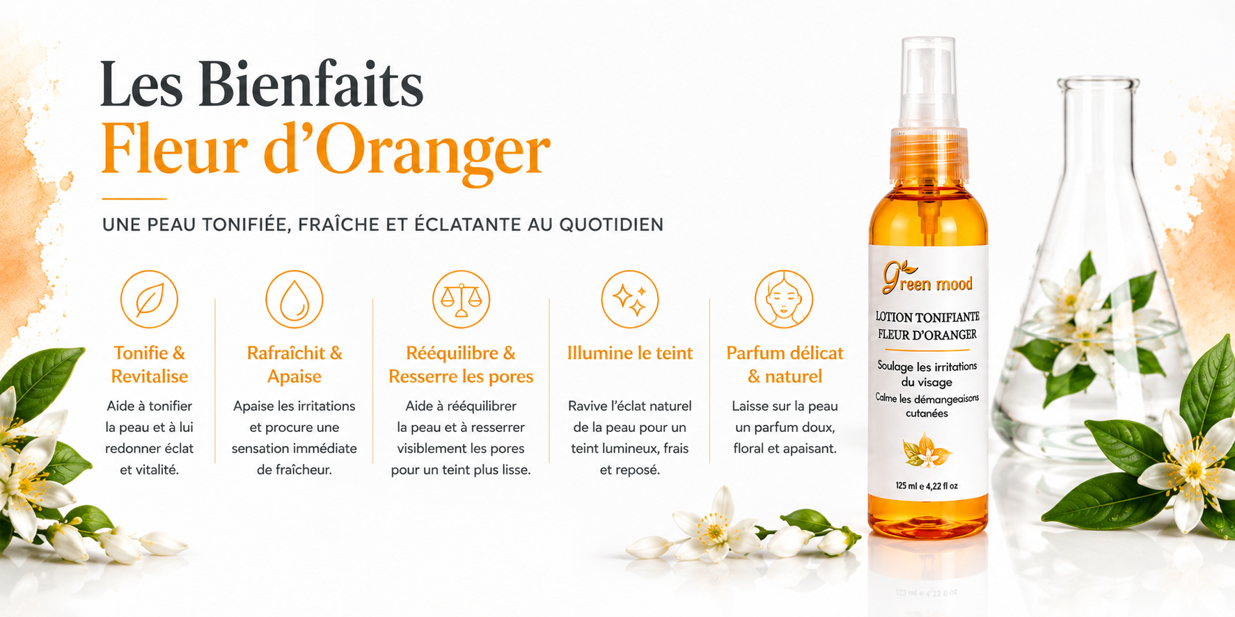 bienfaits eau fleur oranger - green mood